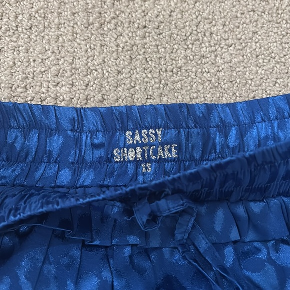 Blue Ruffled Skirt - Picture 2 of 3